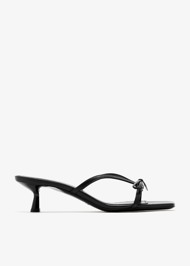 サンダル・ミュール ANINE BING Jackie Sandals - ANINE BING - Leather - Black ANINE BING Sandals | Shopbop