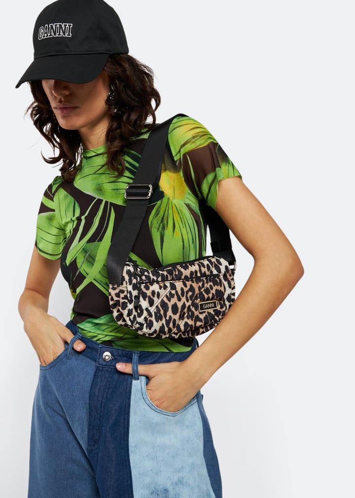 ★Ganni★ Quilted Recycle Tech Small Baguette Shoulder Bag B MUSINSA | GANNI Quilting Recycle Tech Small Baguette