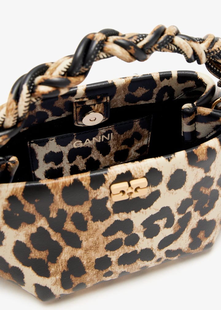 Ganni Mini GANNI Bou bag for Women - Animal Printed in UAE
