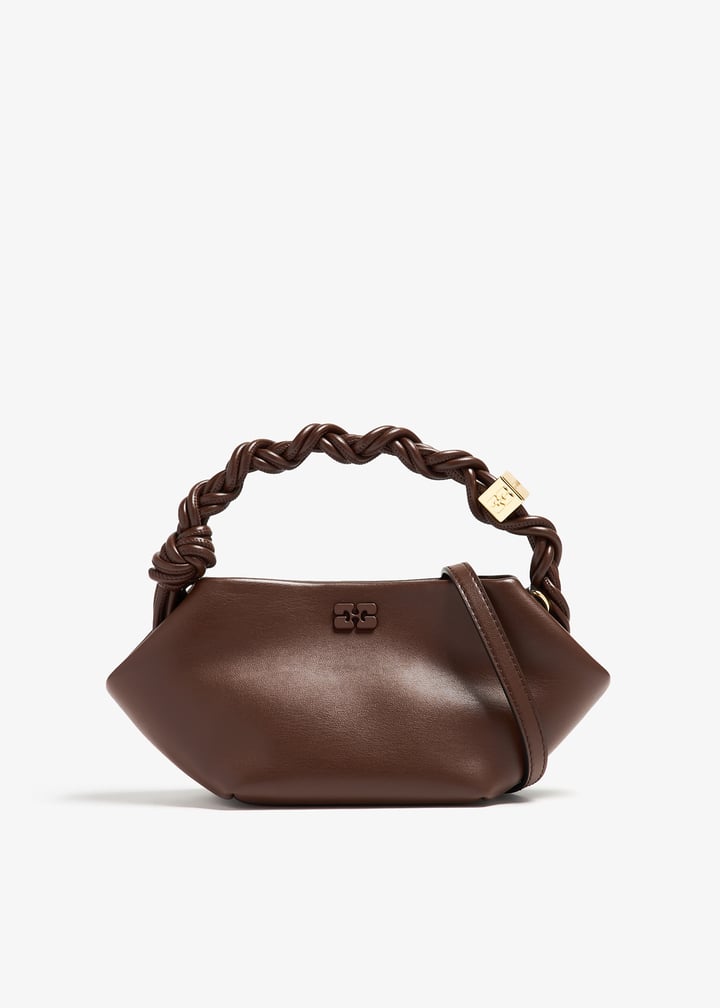 Ganni Mini GANNI Bou bag for Women - Brown in UAE | Level Shoes