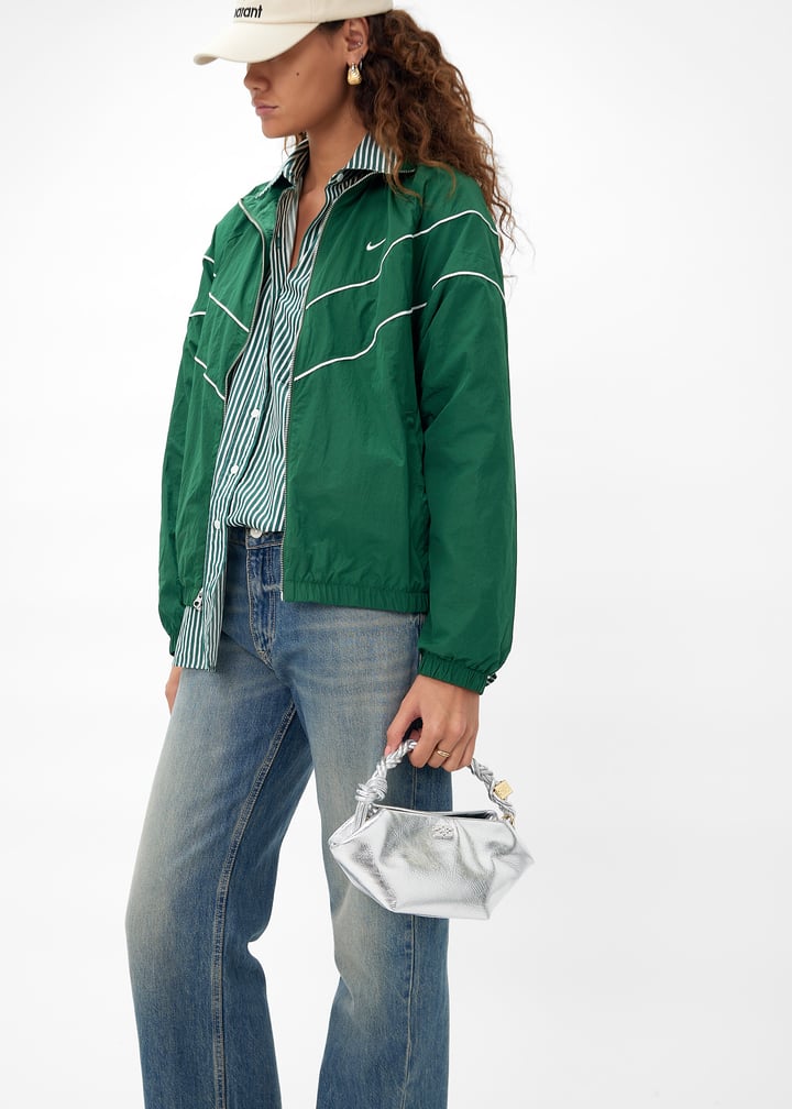 ショルダーバッグ・ポシェット Bou Mini Crossbody - Ganni - Leather - Silver A6142_5894_018_1.jpg?sw=2000