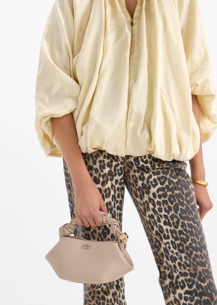 Ganni Mini GANNI Bou bag for Women - Beige in UAE | Level Shoes