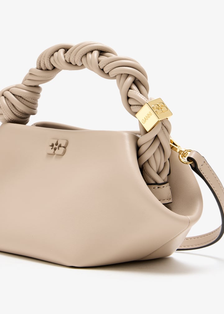 Ganni Mini GANNI Bou bag for Women - Beige in UAE | Level Shoes