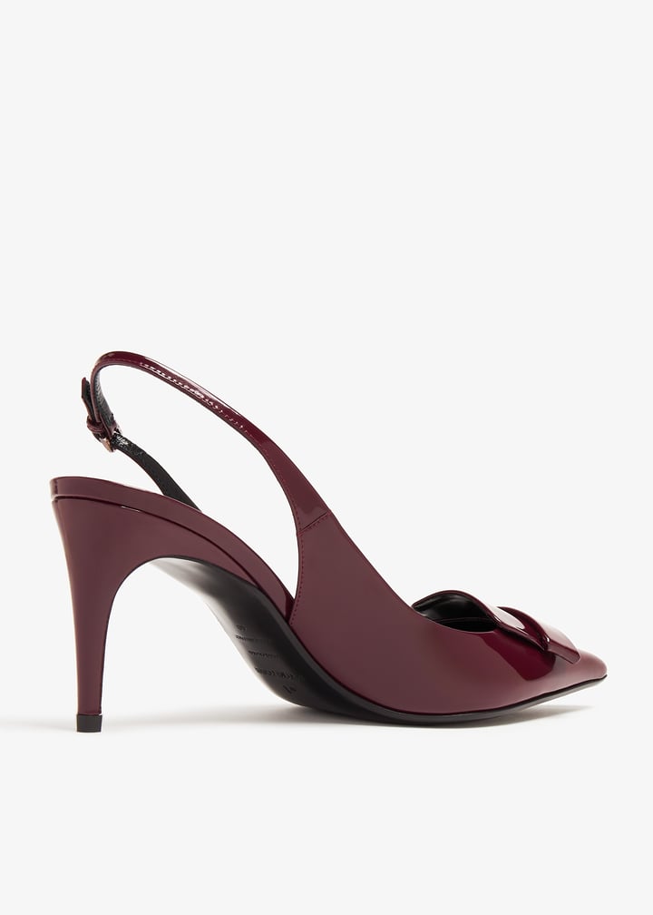 Sergio Rossi SR1 slingback pumps for Women - Burgundy in USA