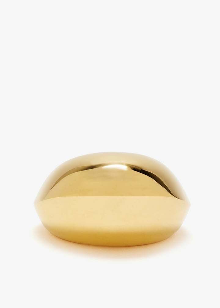 Alaïa Dome cuff for Women - Gold in UAE | Level Shoes