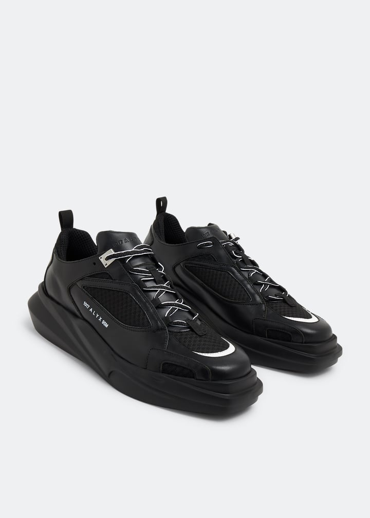 スニーカー ALYX Black leather Hiking sneakers (AAUSN0034LE01 BLK0001) 1017 ALYX 9SM Black Leather Hiking Sneakers | italist