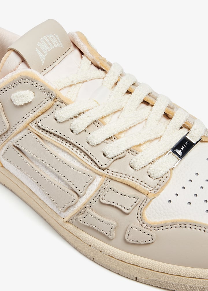 AMIRI Collegiate Skel low-top sneakers for Men - Beige in