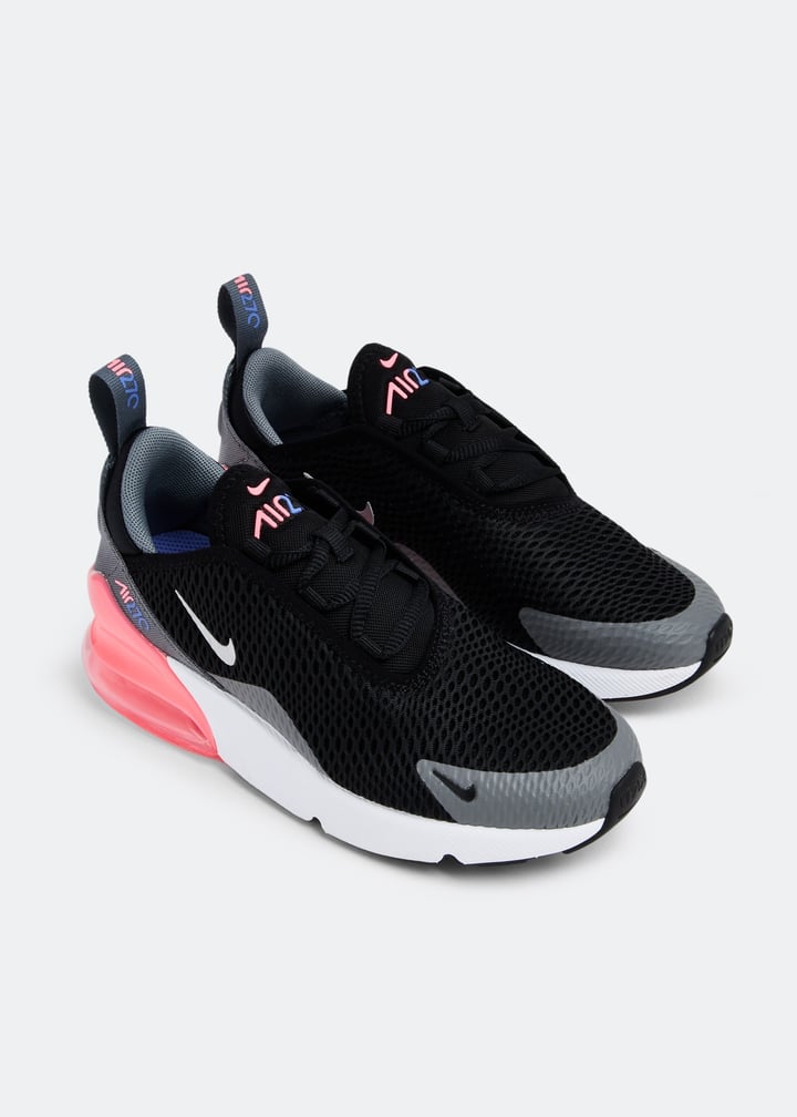 Ubuy Air Max 270 React Sneakers In Black And Gray Brand Nike Air