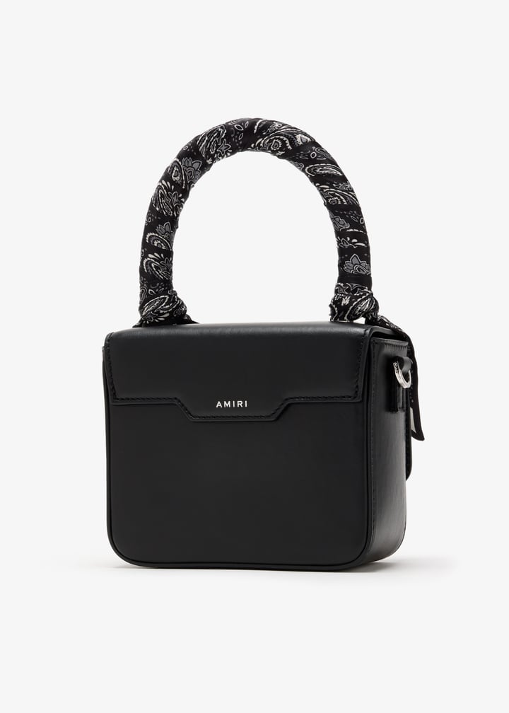 国内発送【AMIRI 】 ブラックレザーミニ MICRO MA バッグ AMIRI Micro MA bag for Women - Black in UAE | Level Shoes