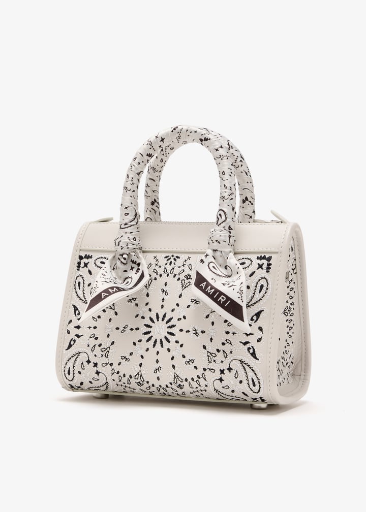 AMIRI Bandana Micro Triangle bag for Women - Cream in UAE