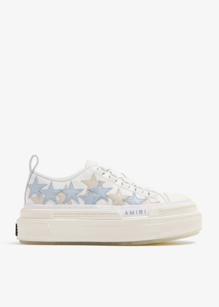 AMIRI Stars Court platform low sneakers for Women - White in