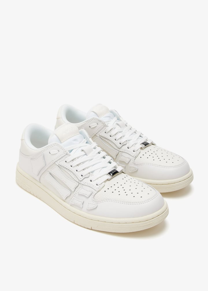 スニーカー AMIRI White Leather Skel Sneakers AMIRI Skel Leather Sneakers | White | FARFETCH