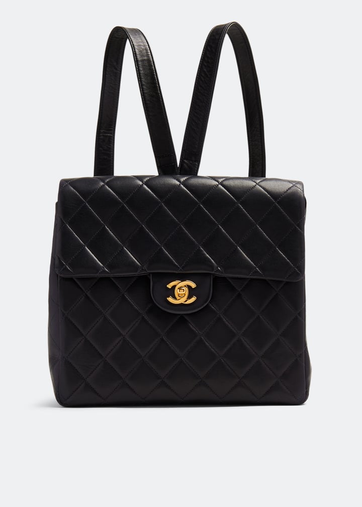 Chanel Pre-Loved Vintage square backpack for Women Blue in KSA