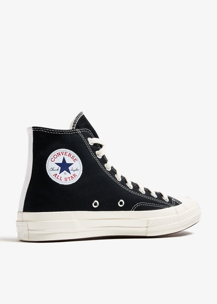 ★Play Comme des Garcons★SA7100HL BLACK★大人気★ Comme des Garçons PLAY X Converse sneakers for Kids Unisex