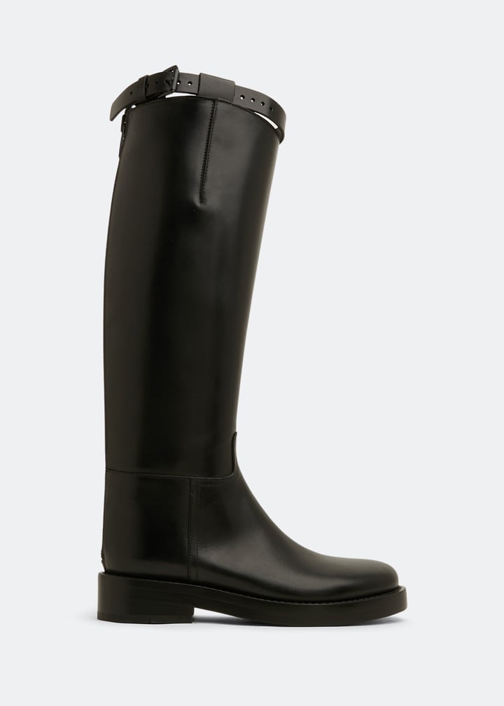 Ann Demeulemeester Stan riding boots for Women - Black in