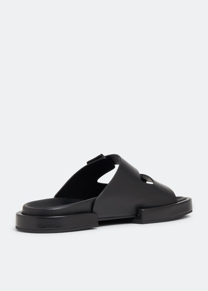 Ann Demeulemeester Henri Block sandals for Men - Black in