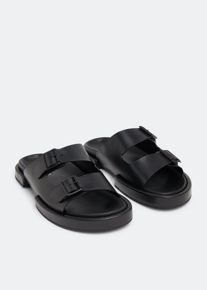 Ann Demeulemeester Henri Block sandals for Men - Black in
