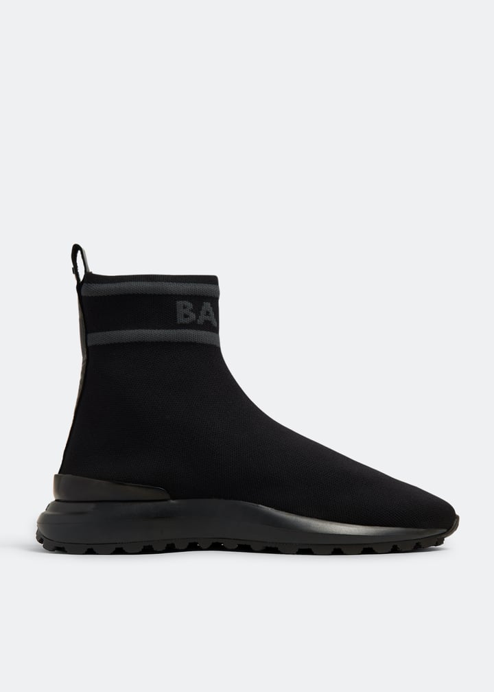 BALR. X6 logo sock sneakers for Men - Black in UAE | Level Shoes