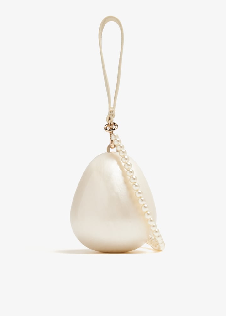 Simone Rocha Micro Egg Pearl bag for Women - White in UAE