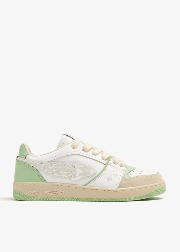 スニーカー ENTERPRISE JAPAN EGG ROCKET SNEAKERS EJ EGG ROCKET WHITE SNEAKERS – Enterprise Japan