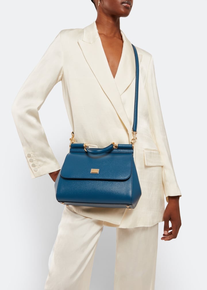 ハンドバッグ DOLCE & GABBANA SICILY MEDIUM BAG IN DAUPHINE LEATHER Medium Sicily handbag in Dauphine leather in Beige for Women