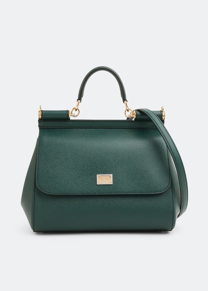 ハンドバッグ DOLCE & GABBANA SICILY MEDIUM BAG IN DAUPHINE LEATHER Medium Sicily handbag in Dauphine leather in Beige for Women