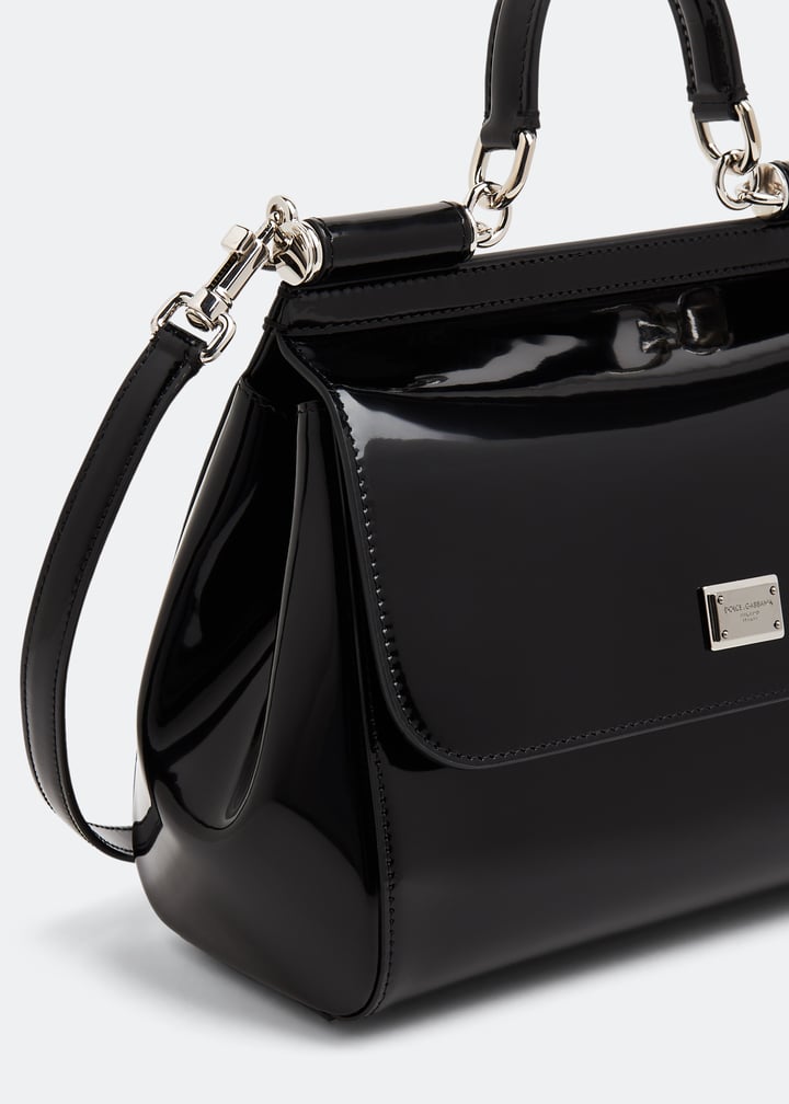 ハンドバッグ Dolce&Gabbana Large Black Sicily Hand Bag Large Sicily clutch handbag in Black for Women