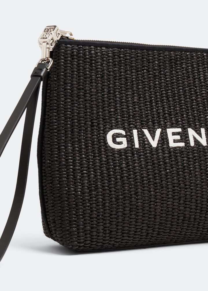 Givenchy Raffia travel pouch for Women - Black in UAE