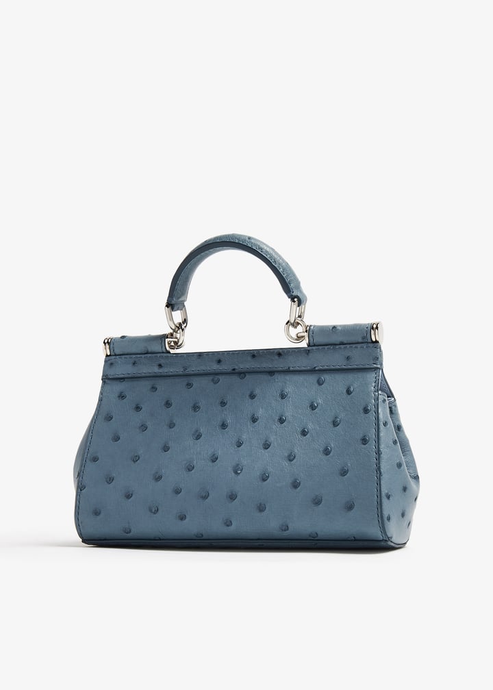 Dolce&Gabbana Small Sicily ostrich leather bag for Women