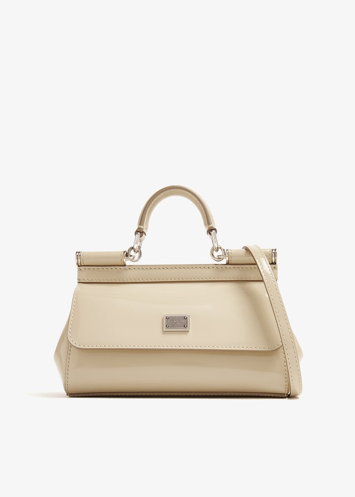 DOLCE & GABBANA ◆ KIM SICILY SHOULDER BAG 関税/送料込 x Kim Sicily Small leather shoulder bag in brown - Dolce