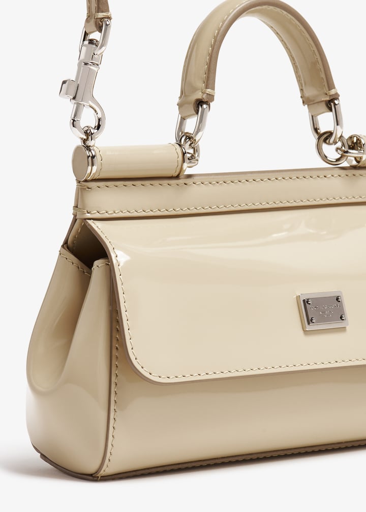 【関税＆送料込み】Dolce & Gabbana 'New Sicily' Beige Leath Dolce & Gabbana - Miss Sicily Heritage Lace Beige Leather