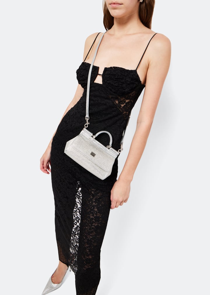 Dolce&Gabbana KIM Small Sicily bag for Women - Silver in UAE