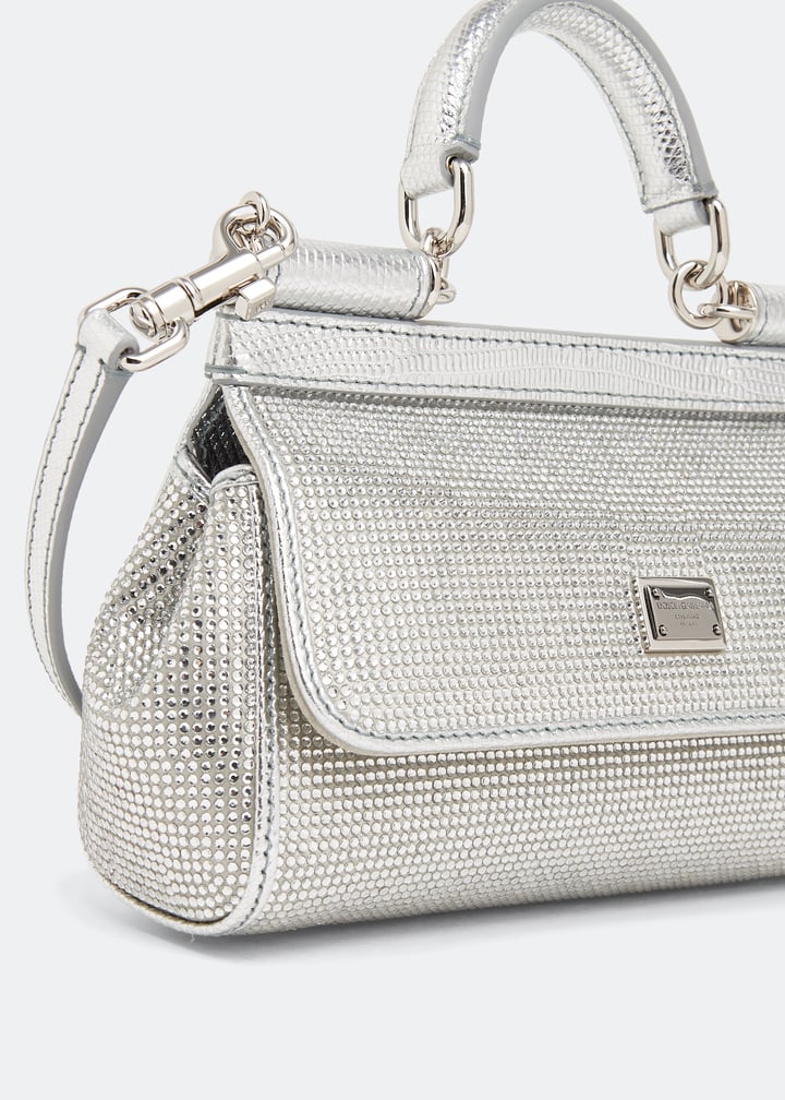 Dolce&Gabbana KIM Small Sicily bag for Women - Silver in UAE