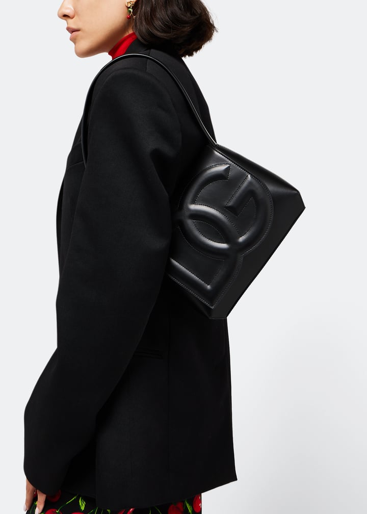 【関税＆送料込み】Dolce & Gabbana Dg Logo Shoulder Bag Dolce&Gabbana DG Logo Flap Leather Shoulder Bag | Neiman Marcus