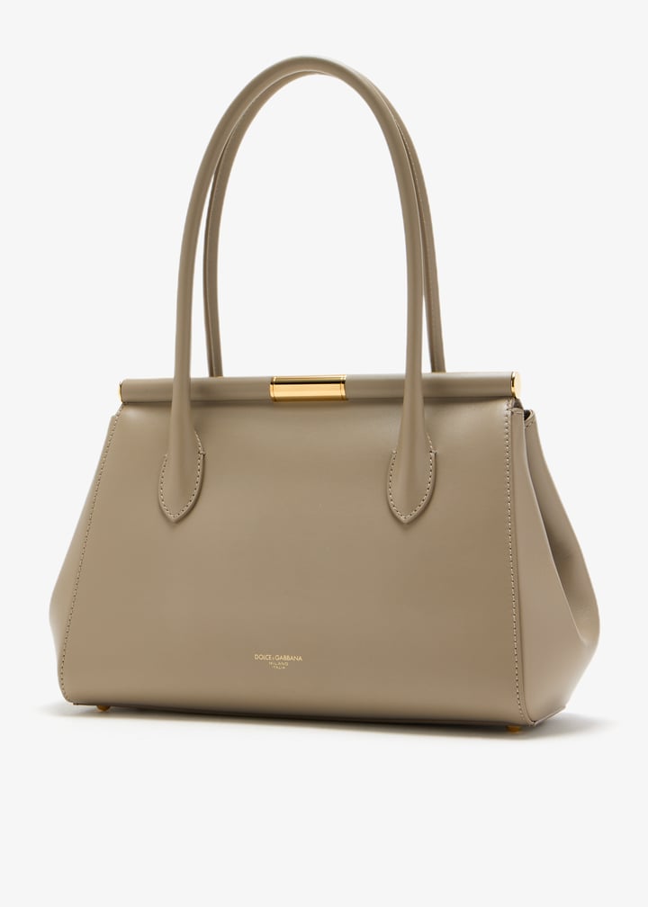 【関税＆送料込み】Dolce & Gabbana Marlene Handbag In Taupe Small Marlene shoulder bag in Beige for Women