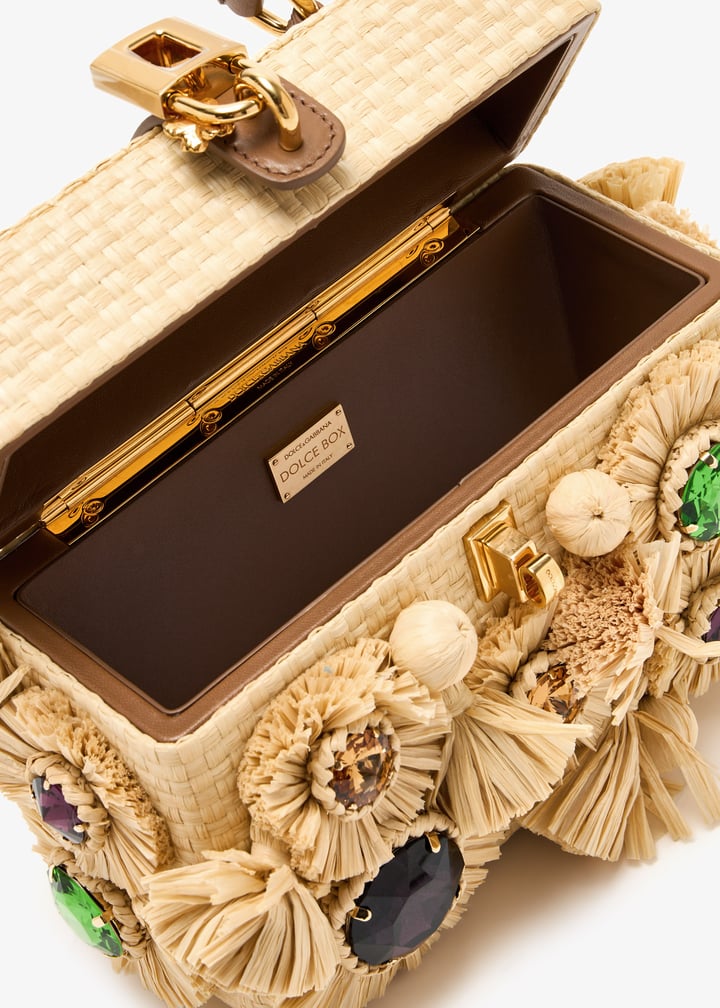 VIP【関税送料無料】希少 DOLCE & GABBANA BEIGE RAFFIA TOTES Dolce & Gabbana - Raffia tote bag Ecru - The Corner