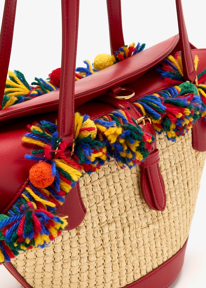 Dolce&Gabbana Coffa Capri raffia bag for Women - Beige in UAE