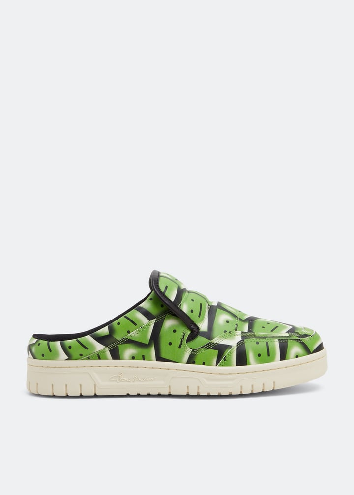 Acne Studios Face slip-on sneakers for Men - Green in UAE
