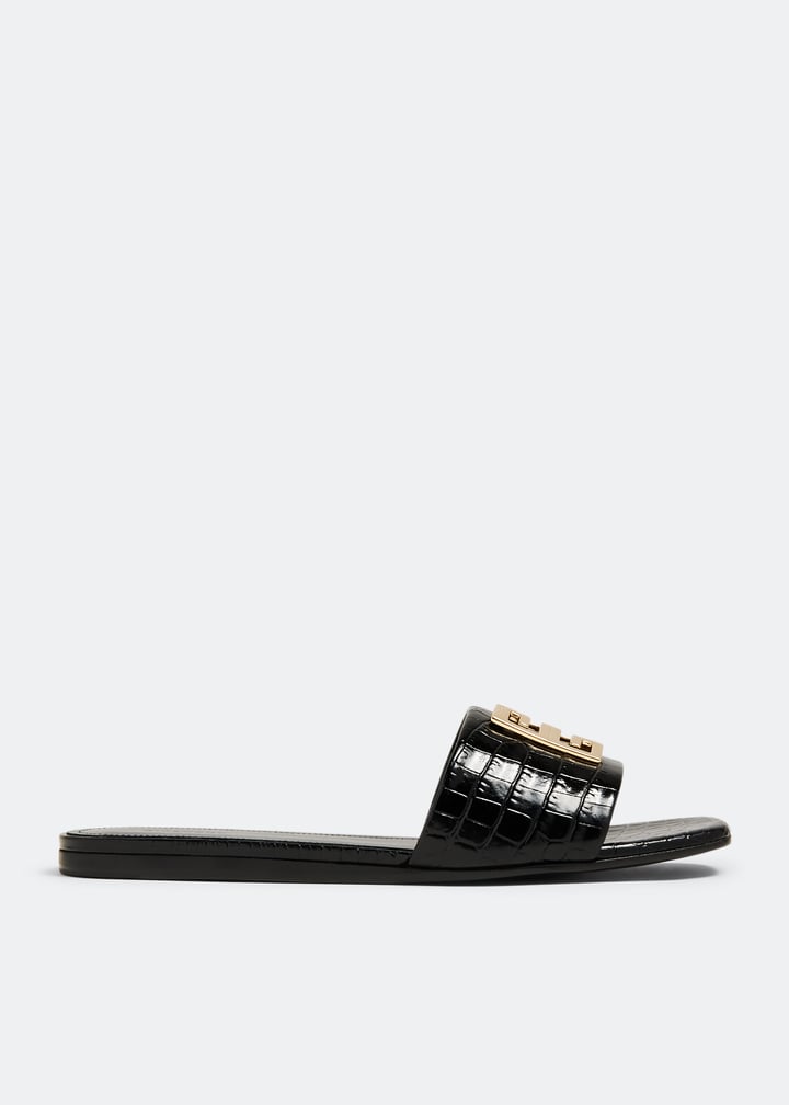 Givenchy 4G flat sandals for Women - Black in UAE | Level Shoes