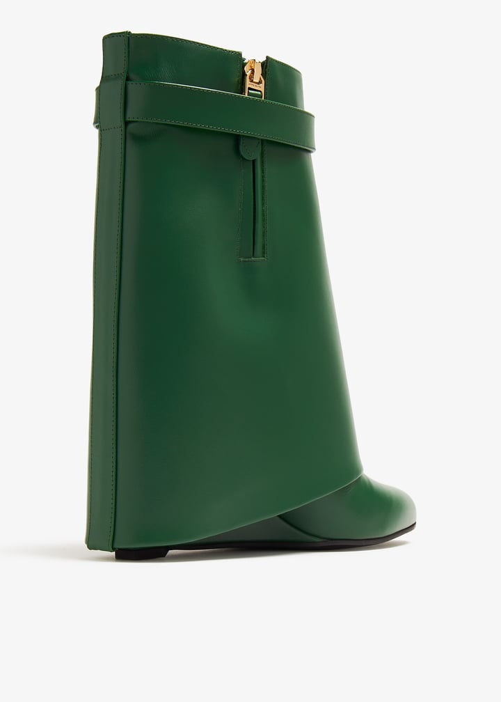 【関税&送料込み】Givenchy Shark Lock Pant Boots Shoes Givenchy Shark Lock ankle boots for Women - Green in UAE