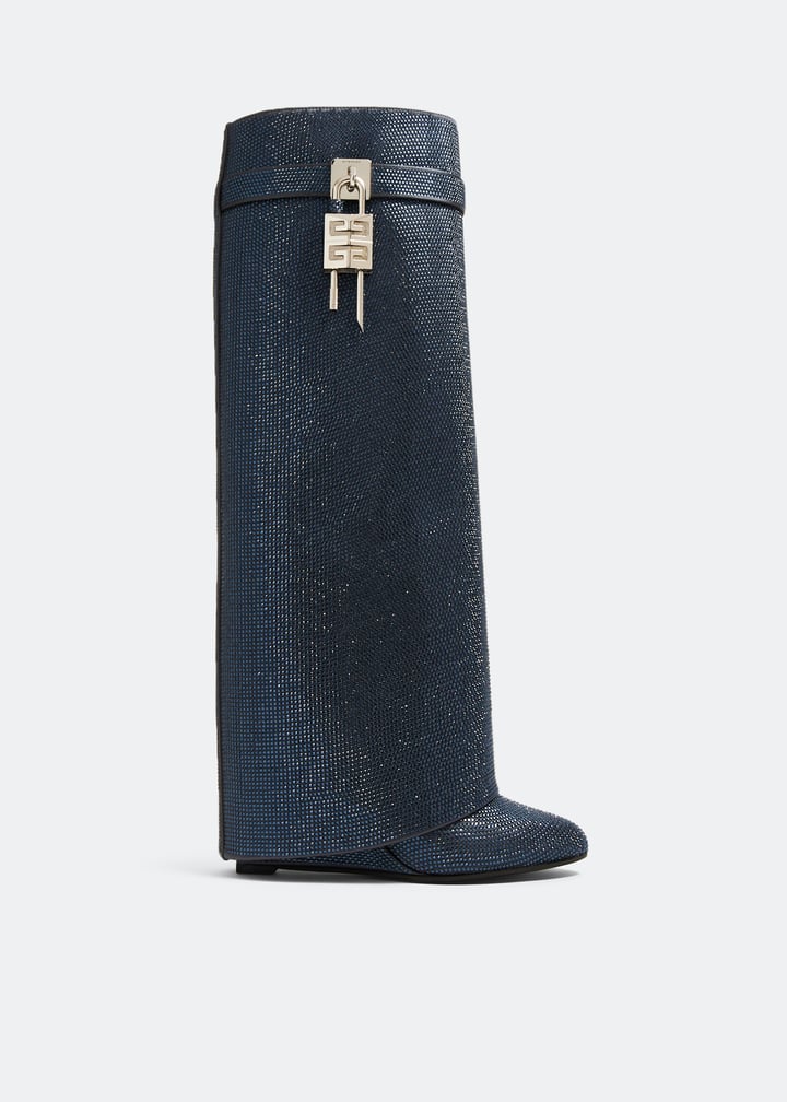 Givenchy Shark Lock pant boots for Women - Blue in UAE