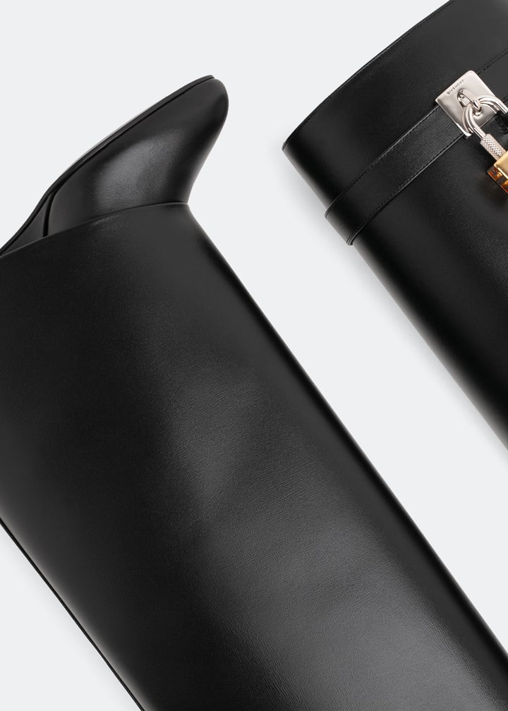GIVENCHY【入手困難】お洒落上級者御用達 SHARK LOCK PANT BOOTS Givenchy Shark Lock pant boots for Women - Brown in UAE