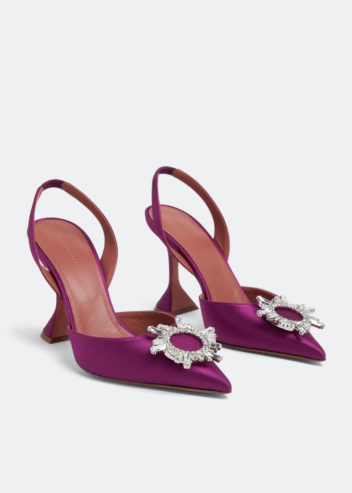 Amina Muaddi Begum sling pumps for Women - Pink in USA