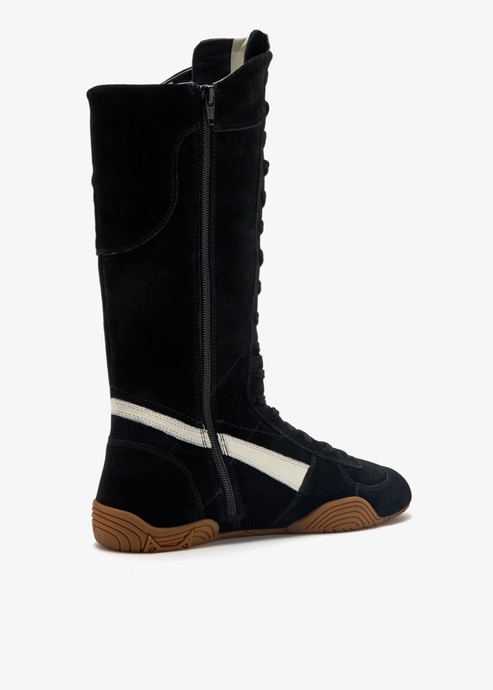 完売前に■Nacked Wolfe■Betsy/ボクシングブーツ★送料関税込み Naked Wolfe Betsy boxing boots for Women - Black in USA