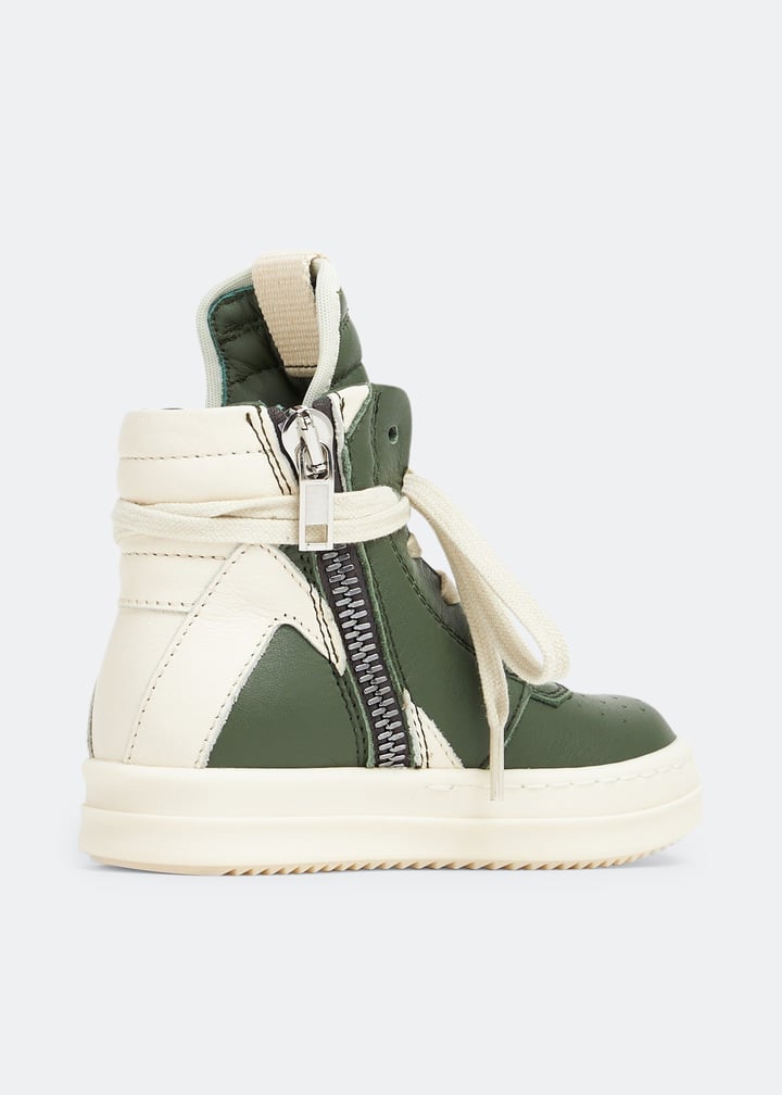 i*k様 Rick owens geo baby ss22 Baby Geo high-top sneakers in black - Rick Owens Kids