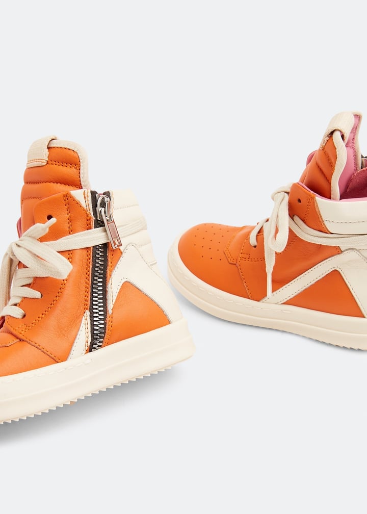 i*k様 Rick owens geo baby ss22 Baby Geo high-top sneakers in black - Rick Owens Kids