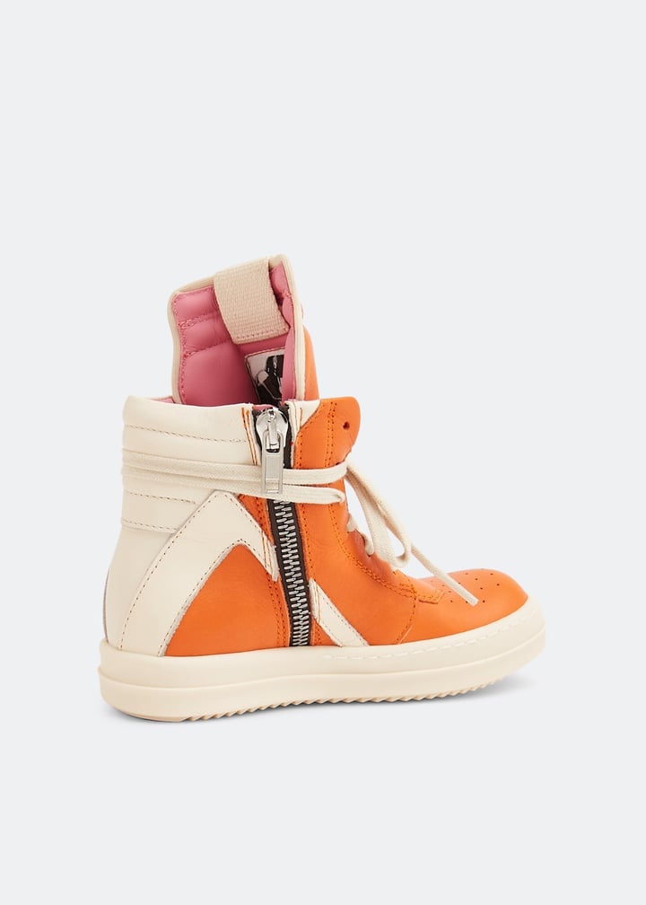 Rick Owens Baby Geo high-top sneakers for Baby - Orange in
