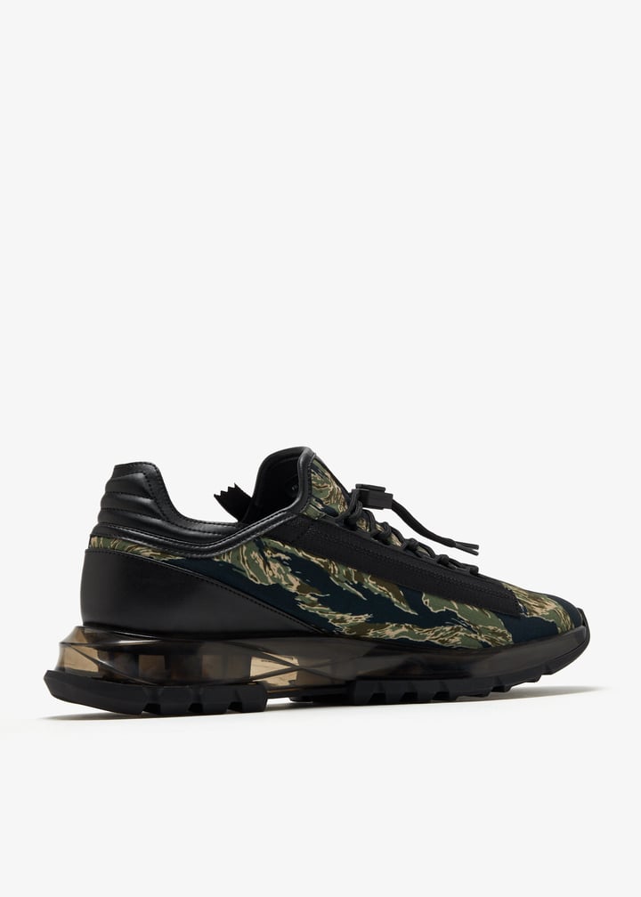 スニーカー GIVENCHY Black Denim And Synthetic Leather Spectre Sneakers Spectre sneakers in synthetic leather | Givenchy CA | Givenchy