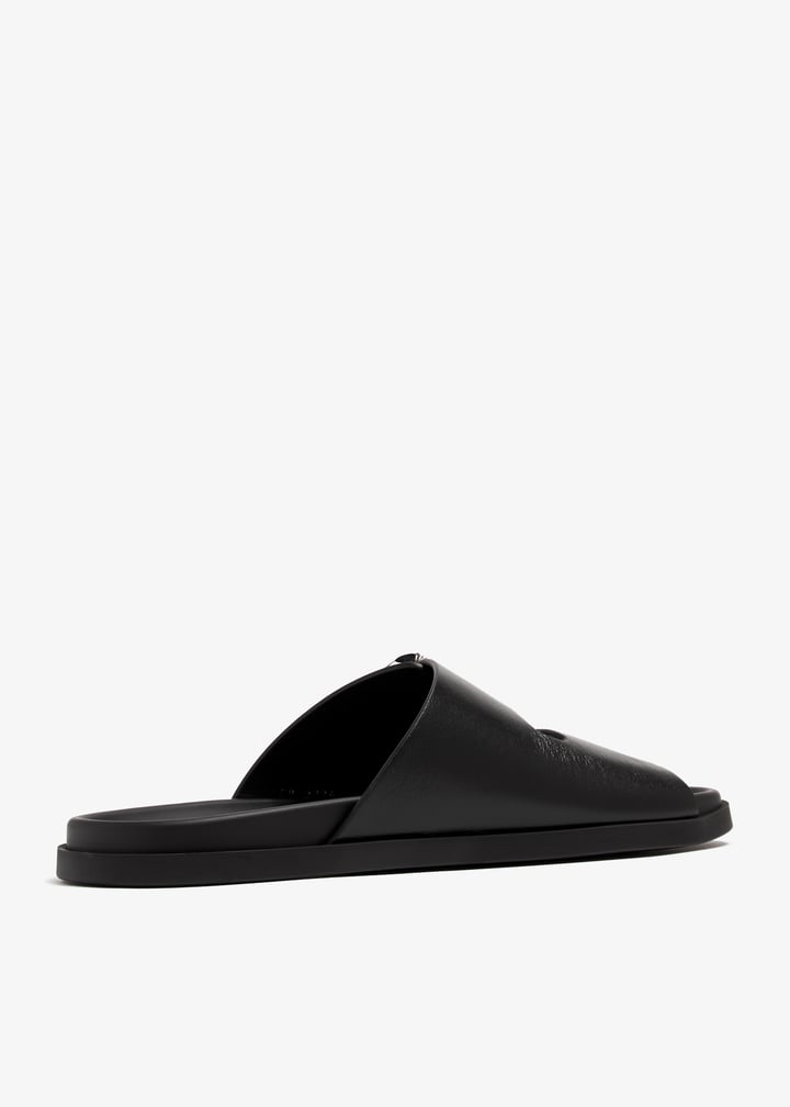 Givenchy Voyou double strap sandals for Men - Black in KSA