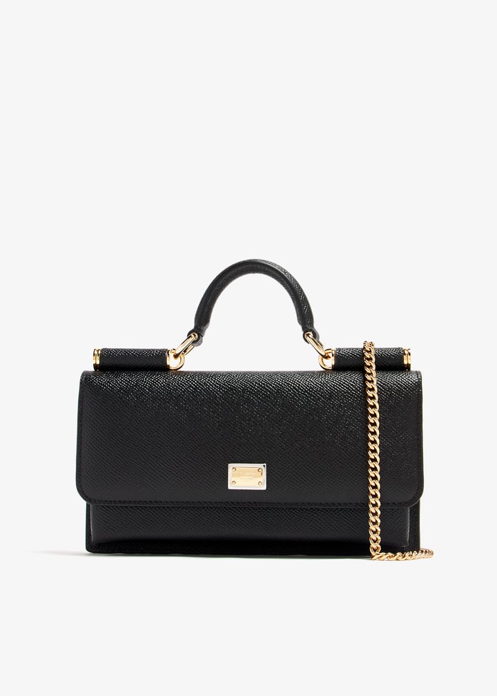Dolce&Gabbana Dauphine mini top-handle bag for Women - Black